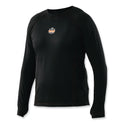 ergodyne N-Ferno 6435 Midweight Long Sleeve Base Layer Shirt, Medium, Black (40203)