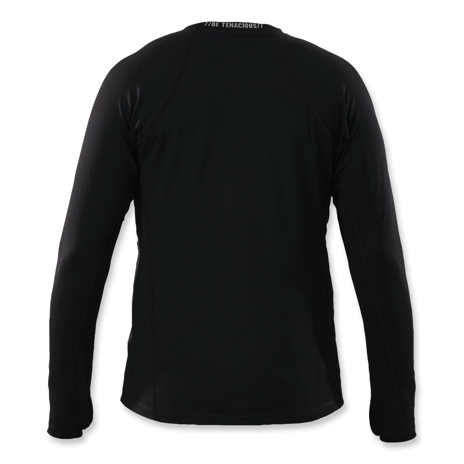 ergodyne N-Ferno 6435 Midweight Long Sleeve Base Layer Shirt, Large, Black (40204)