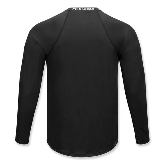 ergodyne N-Ferno 6436 Long Sleeve Lightweight Base Layer Shirt, Large, Black (40234)