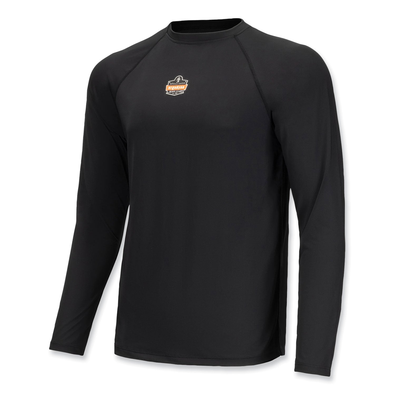 ergodyne N-Ferno 6436 Long Sleeve Lightweight Base Layer Shirt, X-Large, Black (40235)