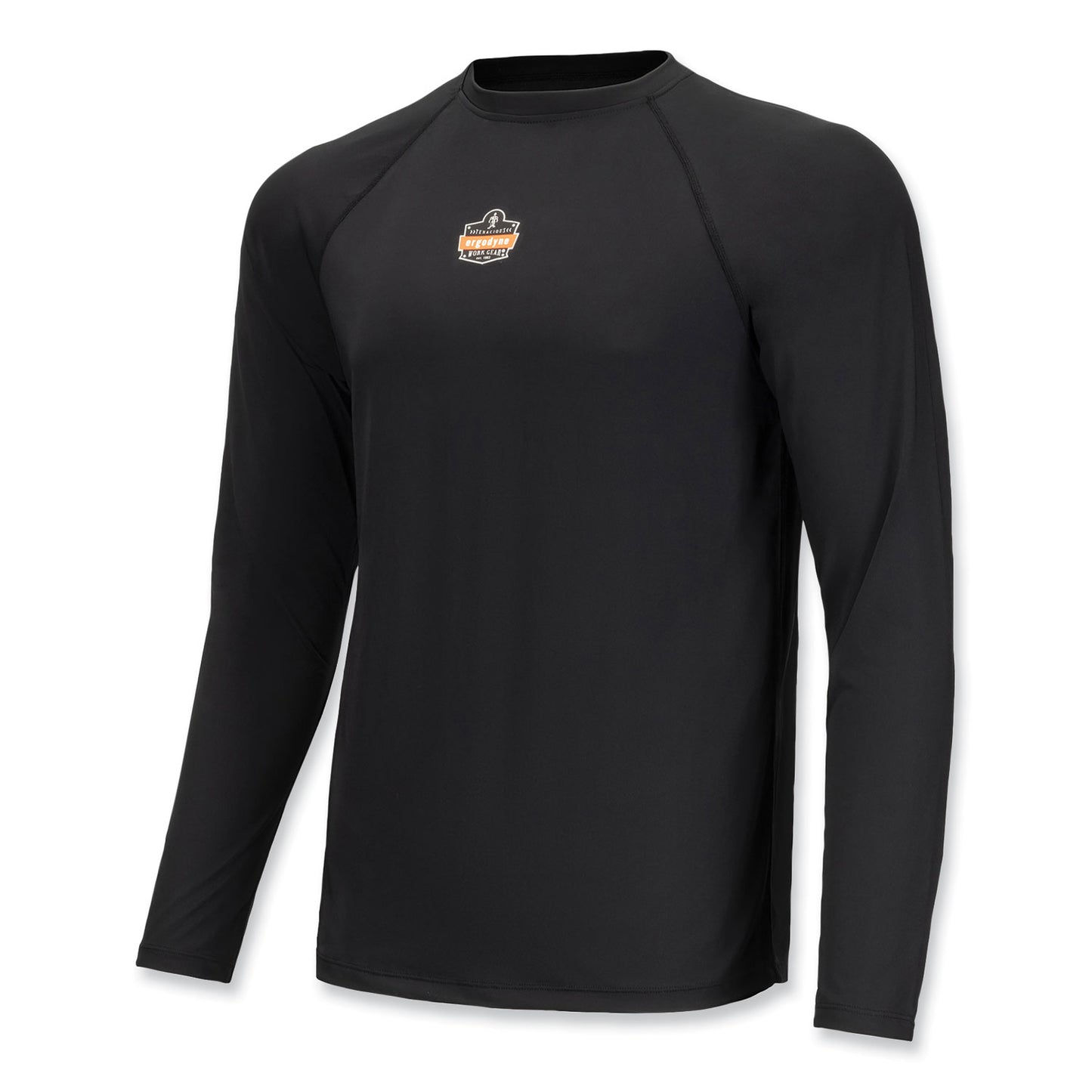 ergodyne N-Ferno 6436 Long Sleeve Lightweight Base Layer Shirt, 2X-Large, Black (40236)