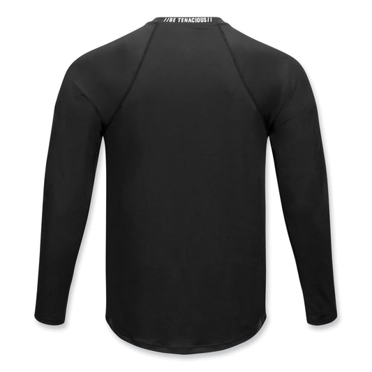 ergodyne N-Ferno 6436 Long Sleeve Lightweight Base Layer Shirt, X-Large, Black (40235)