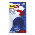 Redi-Tag Arrow Message Page Flags in Dispenser, "Sign Here", Red, 120/Dispenser (81054)