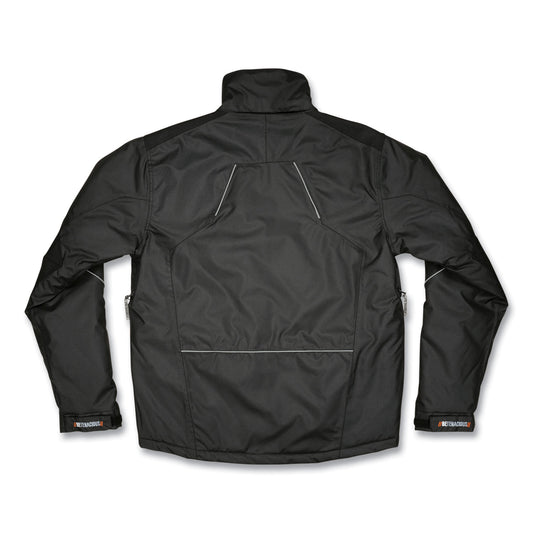 ergodyne N-Ferno 6467 Winter Work Jacket with 300D Polyester Shell, Small, Black (41122)