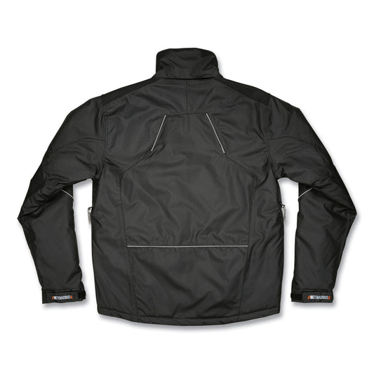 ergodyne N-Ferno 6467 Winter Work Jacket with 300D Polyester Shell, Medium, Black (41123)