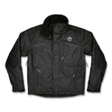 ergodyne N-Ferno 6467 Winter Work Jacket with 300D Polyester Shell, Medium, Black (41123)