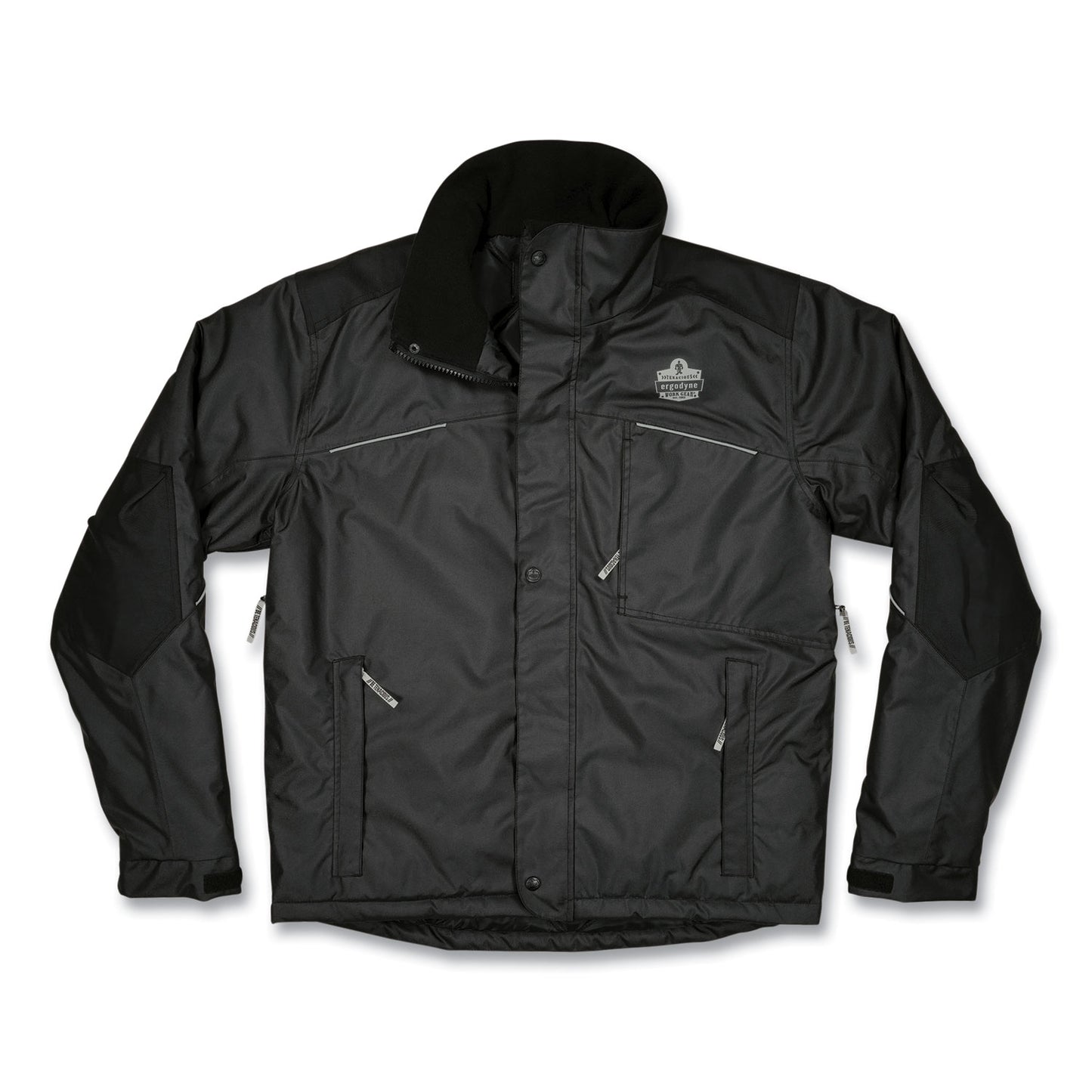 ergodyne N-Ferno 6467 Winter Work Jacket with 300D Polyester Shell, X-Large, Black (41125)