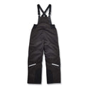 ergodyne N-Ferno 6471 Thermal Bibs with 500D Nylon Shell, Large, Black (41214)