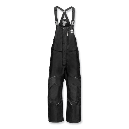 ergodyne N-Ferno 6472 Thermal Bib with 300D Oxford Shell, Medium, Black (41223)