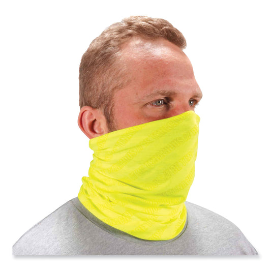 ergodyne Chill-Its 6485 Multi-Band, Polyester, One Size Fits Most, Hi-Vis Lime (42108)