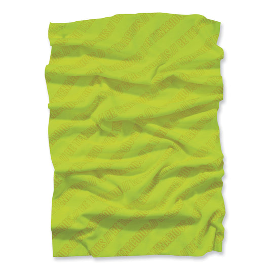 ergodyne Chill-Its 6485 Multi-Band, Polyester, One Size Fits Most, Hi-Vis Lime (42108)