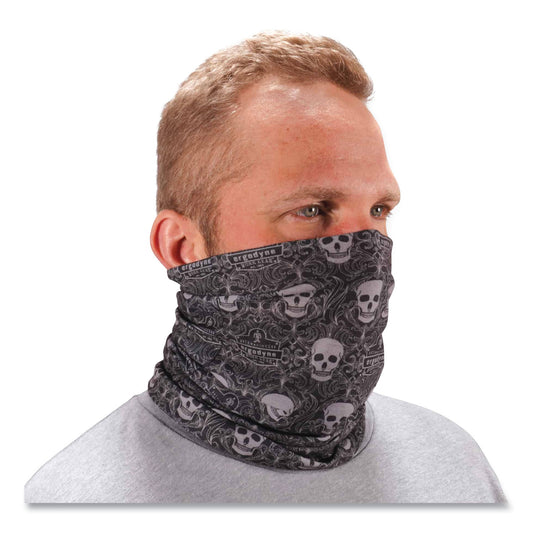 ergodyne Chill-Its 6485 Multi-Band, Polyester, One Size Fits Most, Skulls (42112)