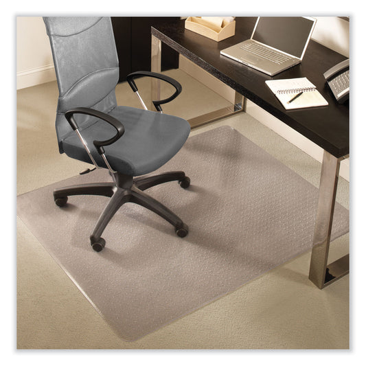 ES Robbins EverLife Chair Mat for Medium Pile Carpet, 36 x 48, Clear (122081)