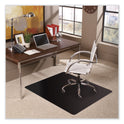 ES Robbins Trendsetter Chair Mat for Low Pile Carpet, 36 x 48, Black (128013)