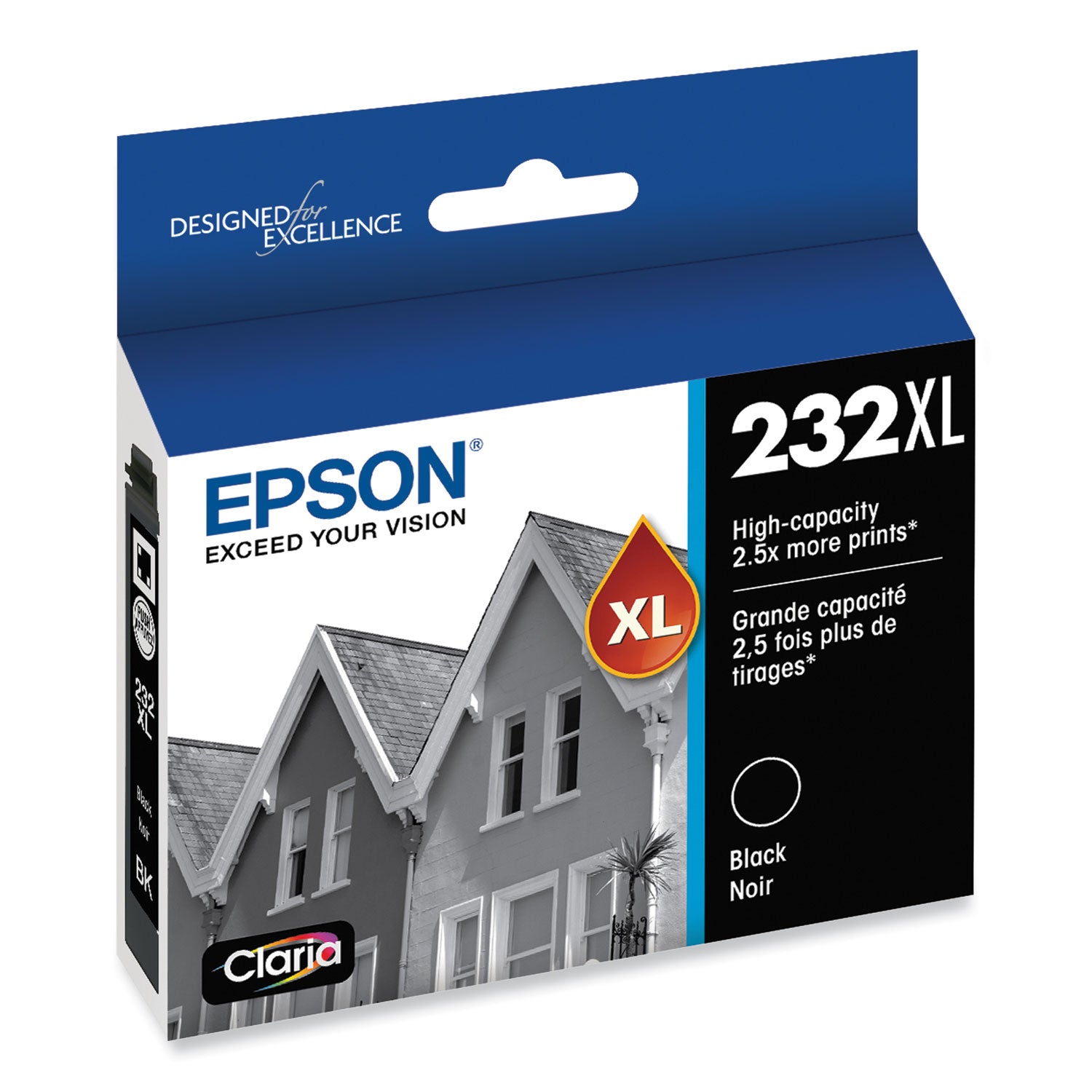 Epson T232XL120S (T232XL) High-Yield Claria Ink, 450 Page-Yield, Black