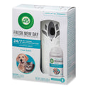 Air Wick Pet Odor Neutralization Automatic Spray Starter Kit, 6 x 2.25 x 7.75, White/Gray, 4/Carton (02720CT)