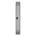 Safco Single Sloped Metal Locker Hood Addition, 12w x 18d x 6h, Gray (5516GR)