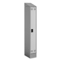 Safco Single Sloped Metal Locker Hood Addition, 12w x 18d x 6h, Gray (5516GR)