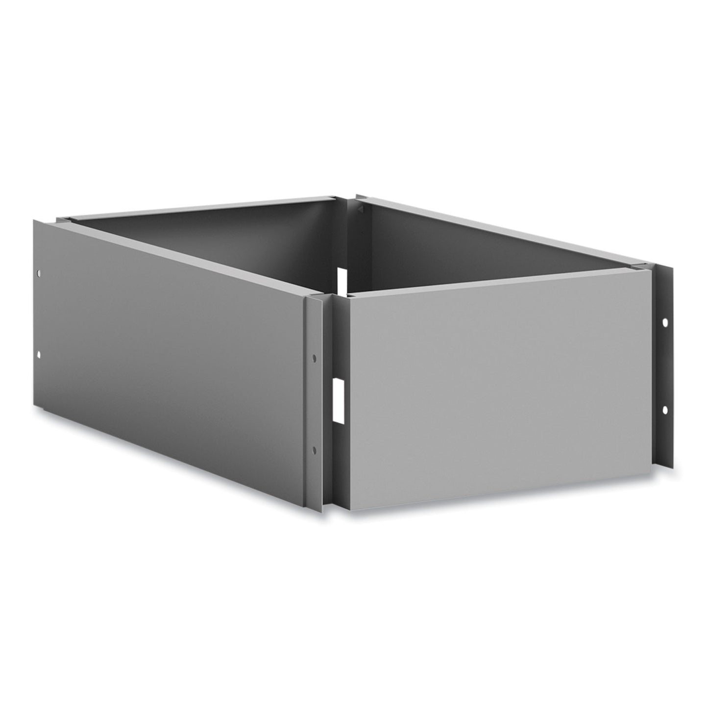 Safco Single Continuous Metal Locker Base Addition, 11.7w x 16d x 5.75h, Gray (5519GR)