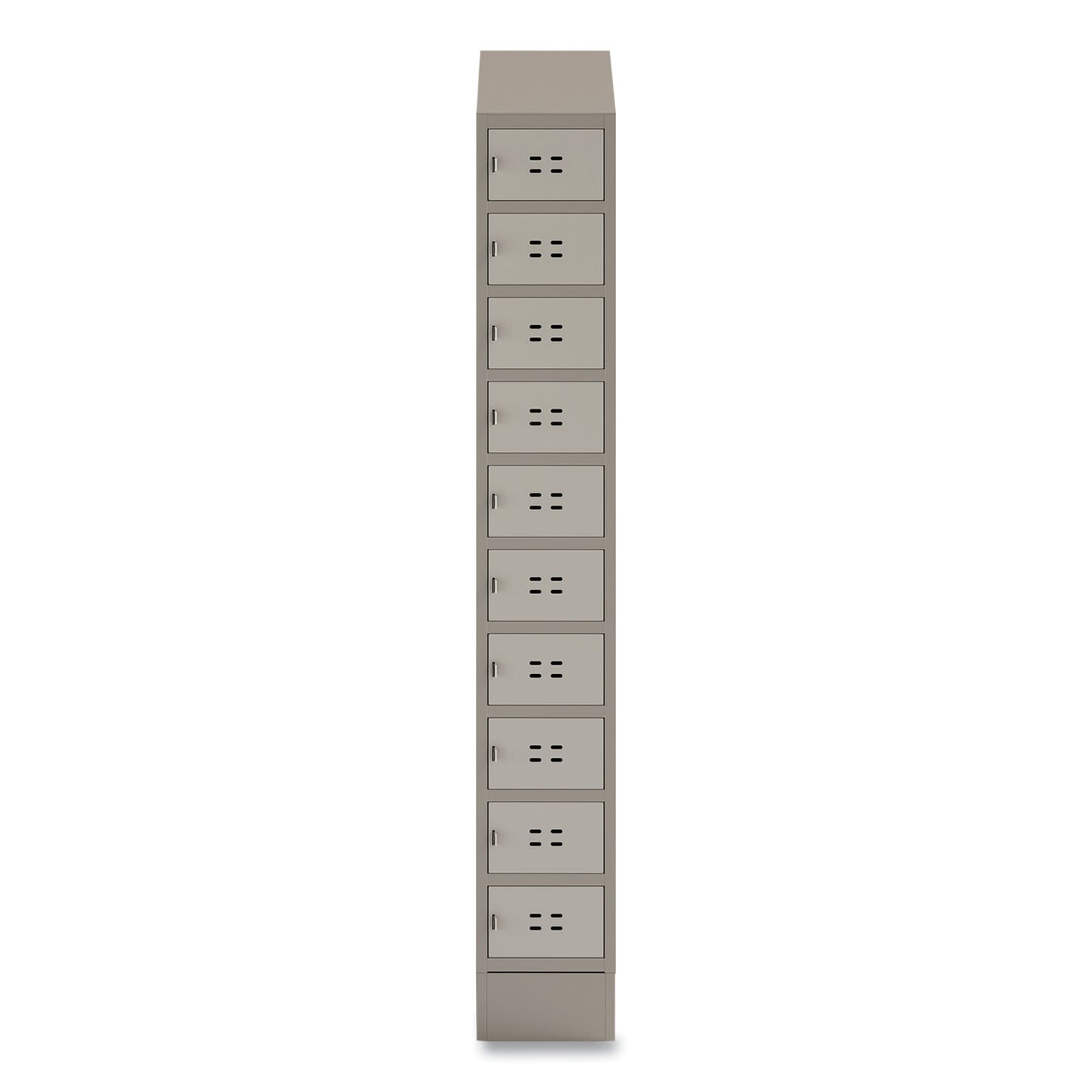 Safco Single Continuous Metal Locker Base Addition, 11.7w x 16d x 5.75h, Tan (5519TN)