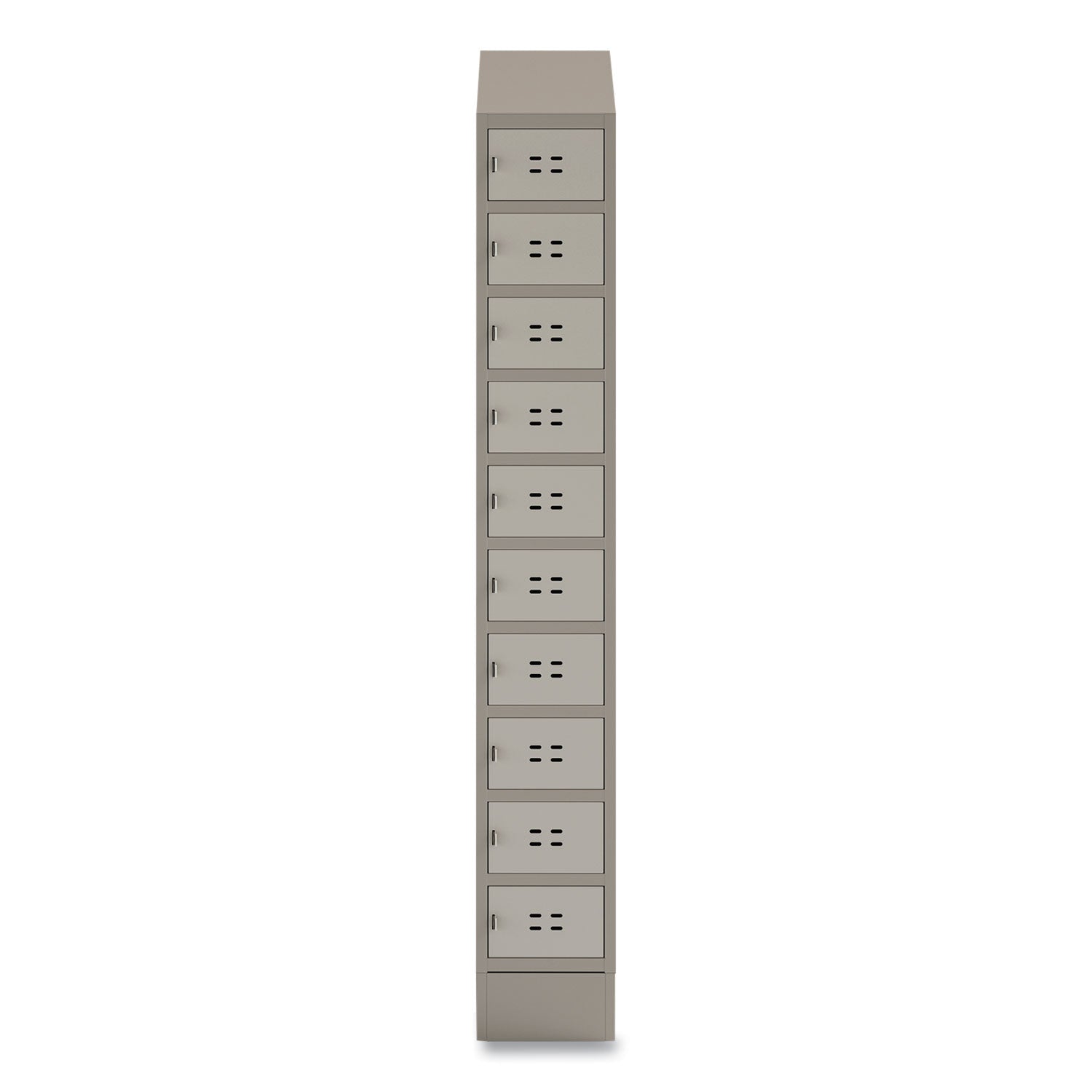 Safco Single Continuous Metal Locker Base Addition, 11.7w x 16d x 5.75h, Tan (5519TN)