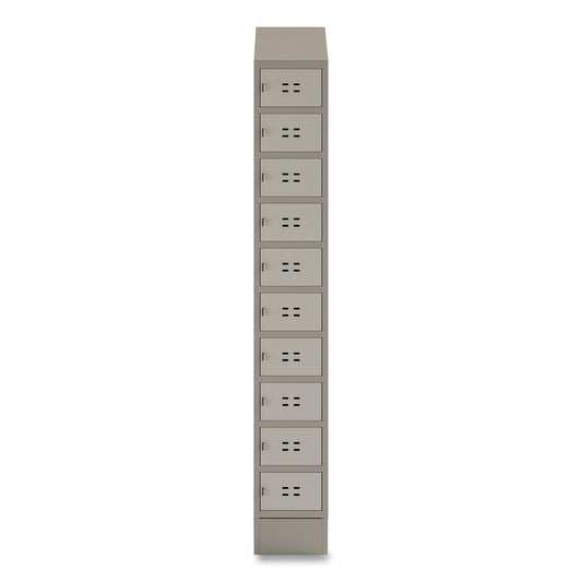 Safco Single Continuous Metal Locker Base Addition, 11.7w x 16d x 5.75h, Tan (5519TN)