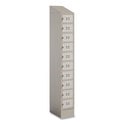 Safco Single Continuous Metal Locker Base Addition, 11.7w x 16d x 5.75h, Tan (5519TN)