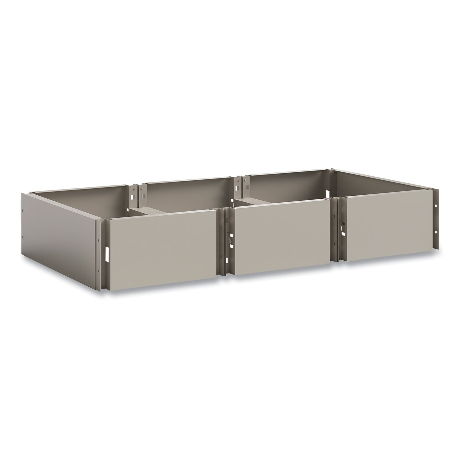 Safco Triple Continuous Metal Locker Base Addition, 35w x 16d x 5.75h, Tan (5520TN)