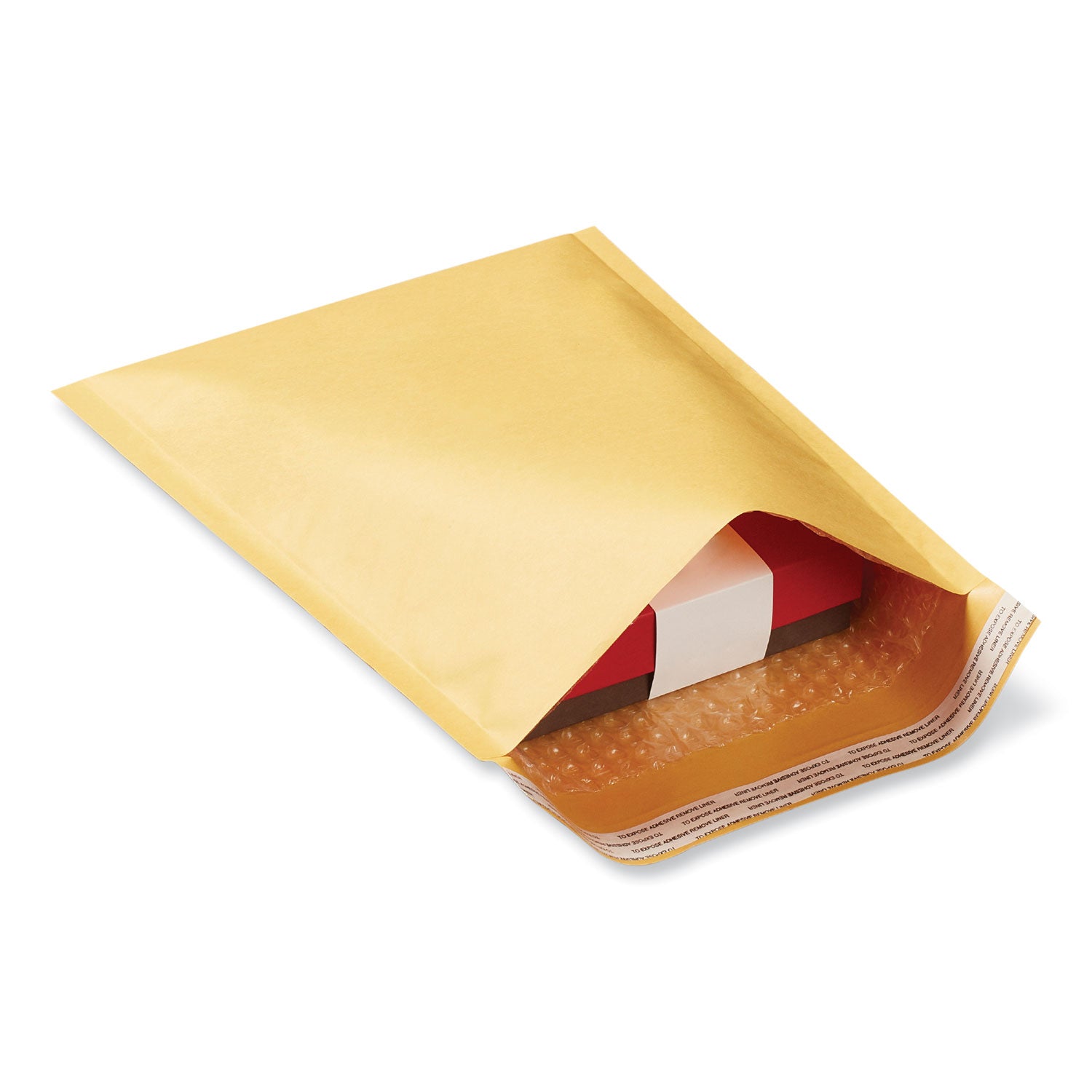 Universal Peel Seal Strip Cushioned Mailer, #000, Extension Flap, Self-Adhesive Closure, 4 x 8, 25/Carton (4087872)