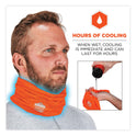 ergodyne Chill-Its 6487 Cooling Performance Knit Multi-Band, Polyester/Spandex, One Size Fits Most, Hi-Vis Orange (42128)