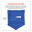ergodyne Chill-Its 6482 Cooling Neck Gaiter Bandana Pocket Kit, Polyester/Spandex, Large/X-Large, Blue (42136)