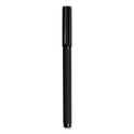 U Brands Catalina Soft Touch Porous Point Pen, Stick, Fine 0.7 mm, Black Ink, Black Barrel, Dozen (5007U0124)