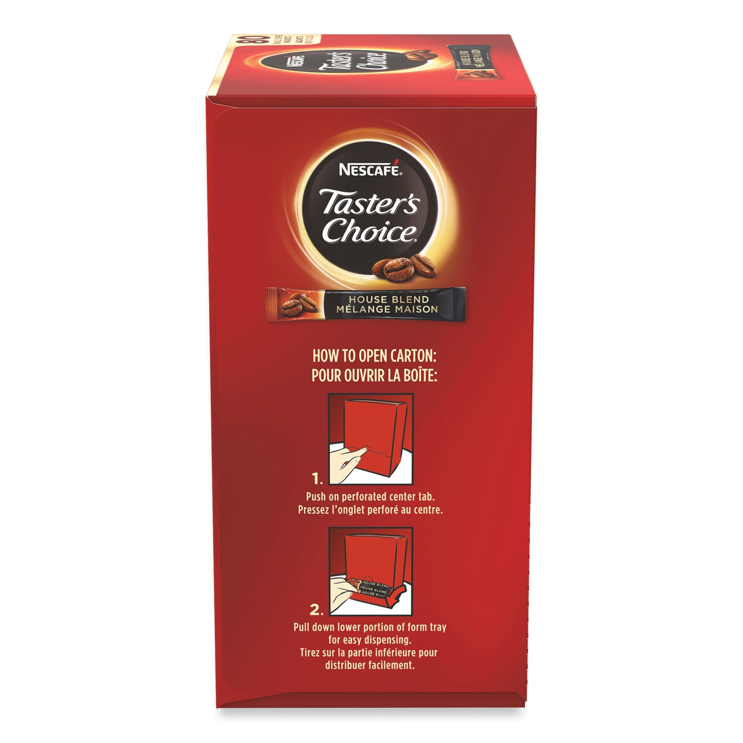 Nescaf Taster's Choice Stick Pack, House Blend, 80/Box (15782)