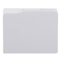 Universal Top Tab File Folders, 1/3-Cut Tabs: Assorted, Letter Size, 0.75" Expansion, Gray, 100/Box (18101)