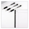 Zebra Z-Grip Mechanical Pencil, 0.7 mm, HB (#2), Black Lead, Clear/Black Barrel, Dozen (52410)