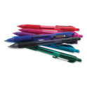 Zebra Z-Grip Ballpoint Pen, Retractable, Medium 1 mm, Blue Ink, Translucent Blue/Blue Barrel, 12/Pack (22220)