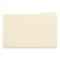 Universal Top Tab File Folders, 1/3-Cut Tabs: Right Position, Legal Size, 0.75" Expansion, Manila, 100/Box (15123)