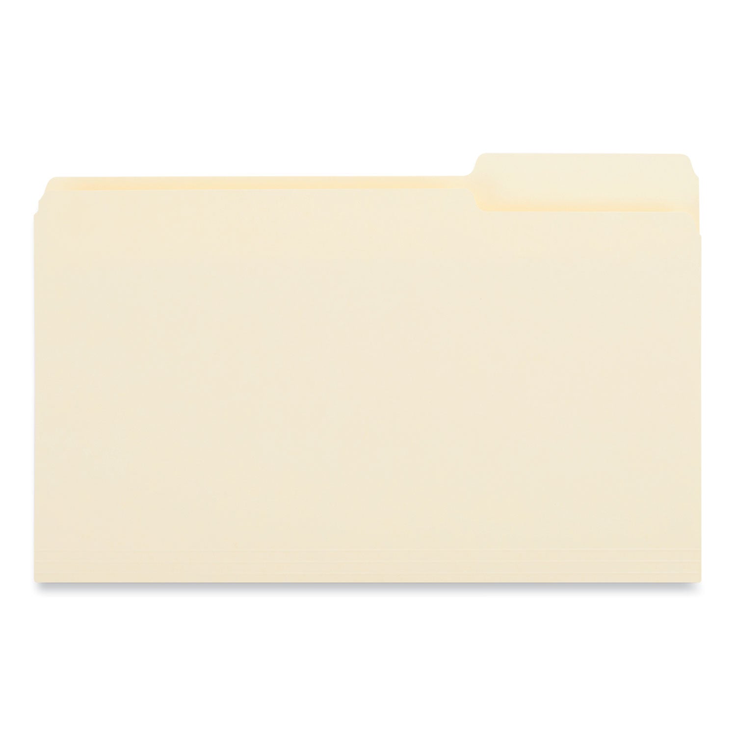 Universal Top Tab File Folders, 1/3-Cut Tabs: Right Position, Legal Size, 0.75" Expansion, Manila, 100/Box (15123)