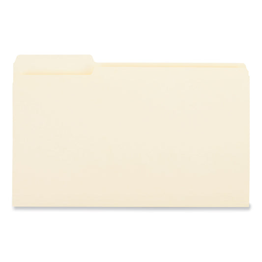 Universal Top Tab File Folders, 1/3-Cut Tabs: Left Position, Legal Size, 0.75" Expansion, Manila, 100/Box (15121)