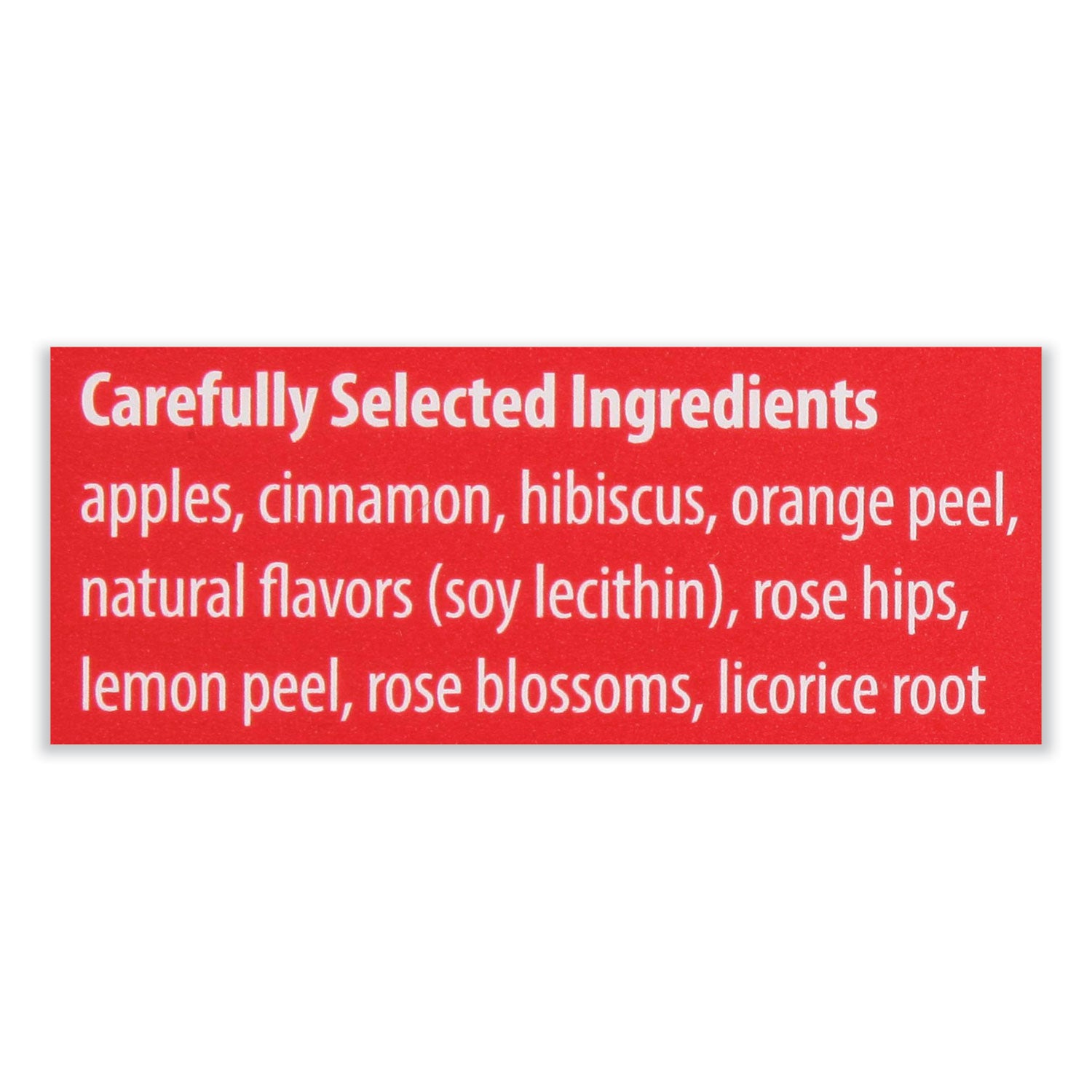 Bigelow Apple Cinnamon Herbal Tea, 0.09 Tea Bag, 28/Box (RCB11397)