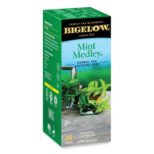 Bigelow Mint Medley Herbal Tea, 28/Box (10393)