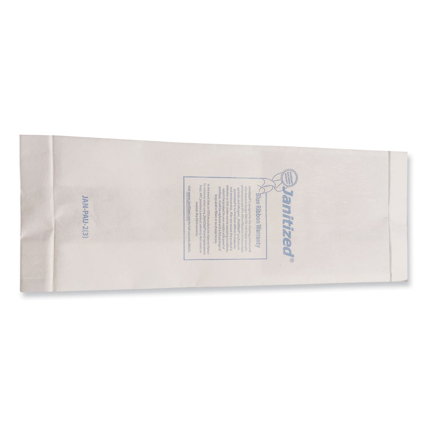 Janitized Vacuum Filter Bags Designed to Fit Panasonic Upright Type U, 36/Carton (JANPAU2)