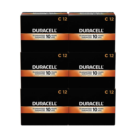 Duracell CopperTop Alkaline C Batteries, 72/Carton (MN1400)