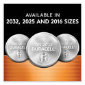 Duracell Lithium Coin Batteries With Bitterant, 2025, 4/Pack (DL2025B4PK)