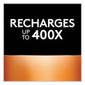 Duracell ION SPEED 1000 Advanced Charger, For AA and AAA, Includes 4 AA NiMH Batteries (CEF14)