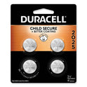 Duracell Lithium Coin Batteries With Bitterant, 2025, 4/Pack (DL2025B4PK)