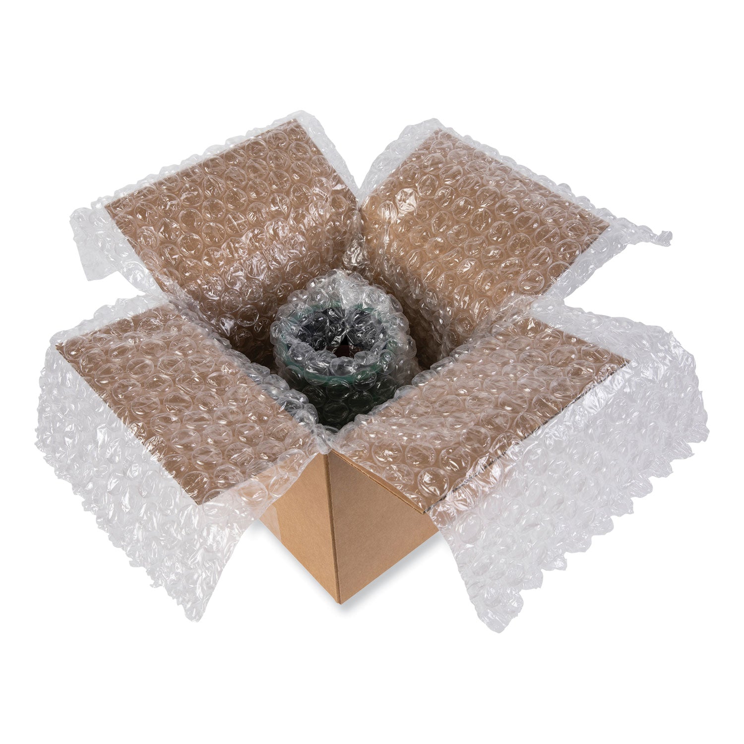 Universal Bubble Packaging, 0.31" Thick, 12" x 125 ft, Perforated Every 12", Clear, 4/Carton (4087870)