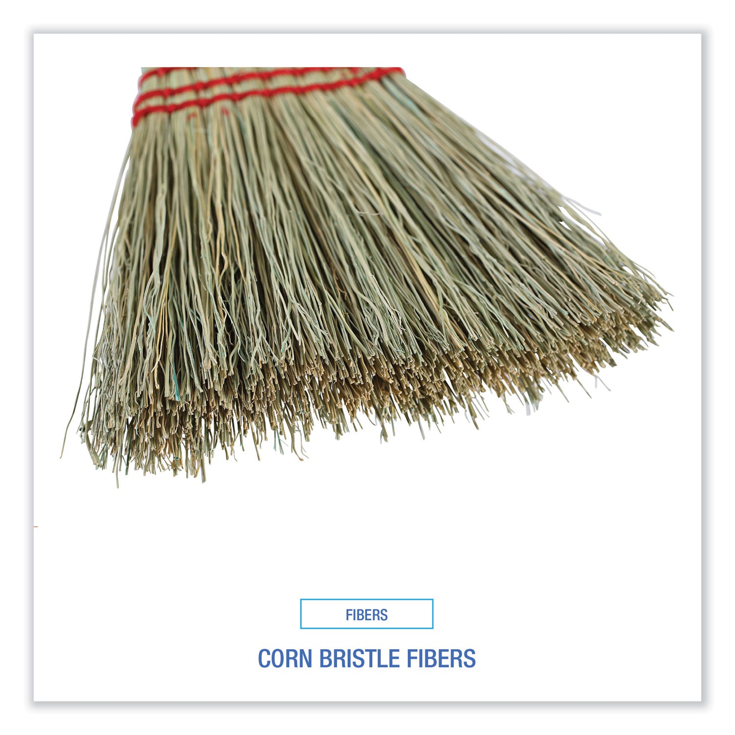 Boardwalk Corn Whisk Broom, Corn Fiber Bristles, 9" Bristle Length, Yellow, 12/Carton (951WC)