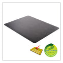 Deflecto SuperMat Frequent Use Chair Mat for Medium Pile Carpet, 36 x 48, Rectangular, Black (CM14142BLK)