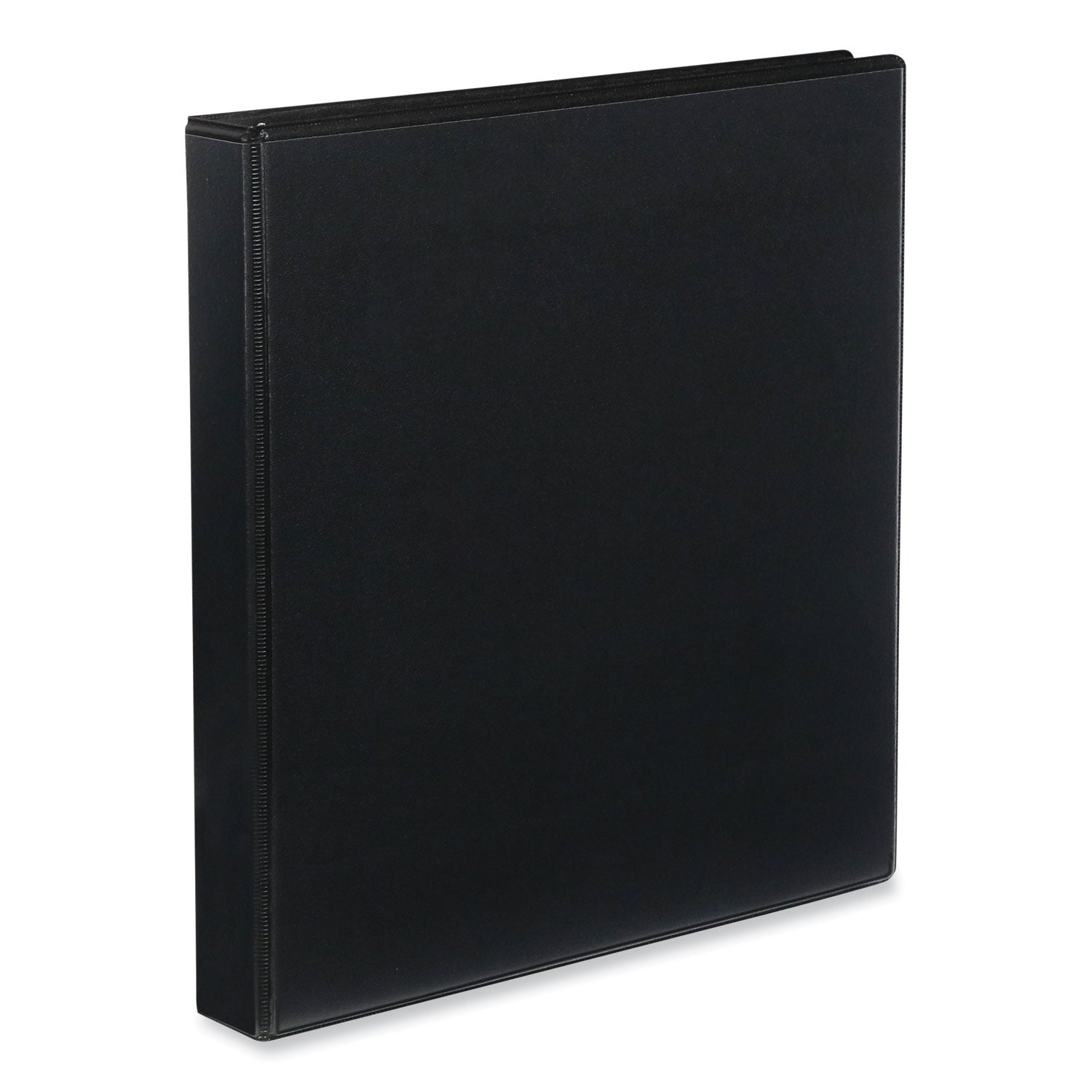 Universal Slant D-Ring View Binder, 3 Rings, 1" Capacity, 11 x 8.5, Black, 12/Carton (20741PK)